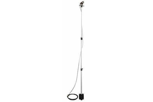 18W LED Light with Telescoping Pole Mount - Adjustable from 3' to 8.5' - 1530 Lumens - 120-277VAC