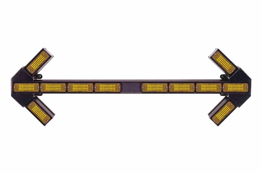 Traffic Signal LED Warning Light - Directional Arrows - (12) LED Lamps - Amber