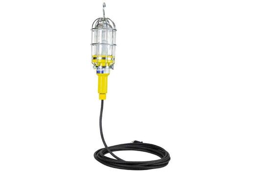 Larson Vapor Proof (Waterproof) LED Inspection Light / Hand Lamp / Drop Light - Colored LED Bulb - 25' Cord