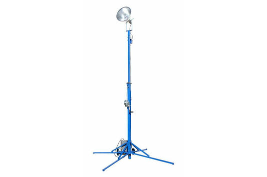 Portable Light Tower - 1000 Watt Metal Halide - Covers 23,000 SF - Extends to 14 feet