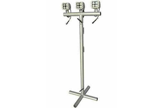 120 Watt LED Knockdown Pole Mount Lighting System - 10,320 Lumens - Light Weight Aluminum - 9-32VDC