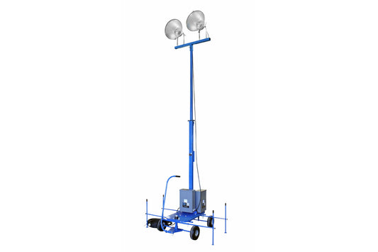 Larson 2000 Watt Mini Light Tower - Two 1000 Watt Metal Halide Lamps - Multi-Tap Ballast - 50ft Power Cord