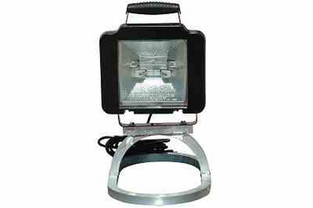 Work Area Light - 500 Watt Quartz - Pedestal base mount with handle - 240V AC
