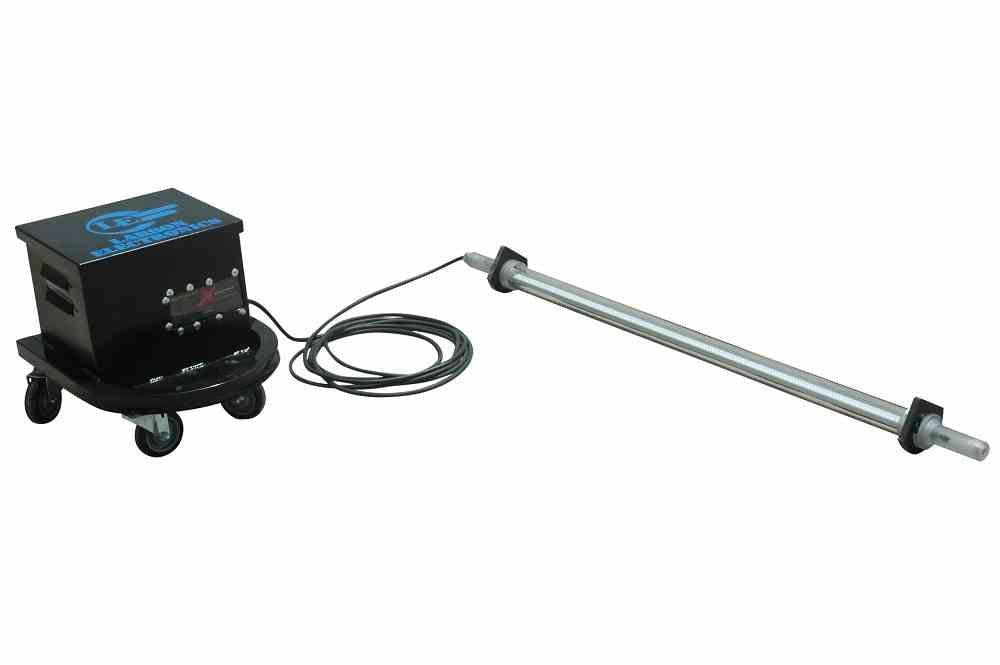 Portable Rechargeable LED Work Light - Self Righting LED Trouble Light - Wheel Battery Pack Stool