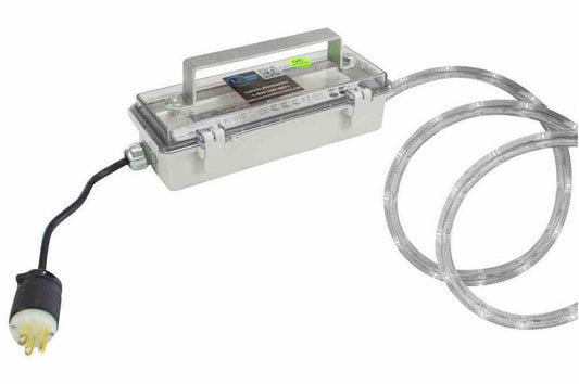 16’ Weatherproof LED Rope Light - 12.8 Watts - 120-277V AC Stepped Down to 12V DC