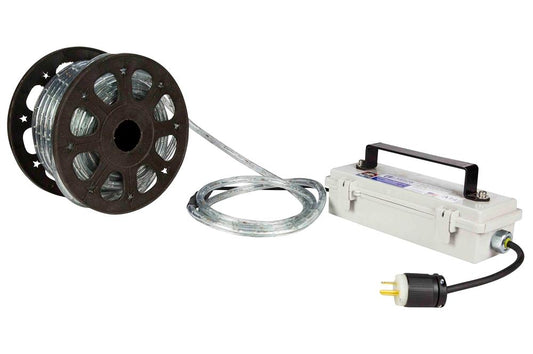 60’ Weatherproof LED Rope Light - 48 Watts - 120-277V AC Stepped Down to 12V DC