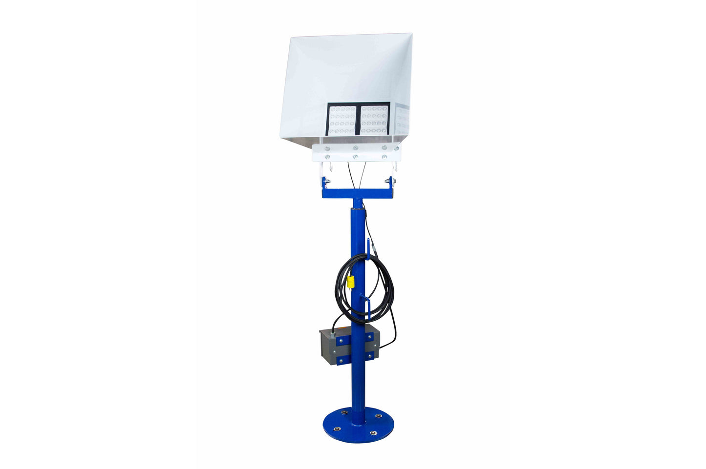 Larson 300 Watt LED Security Spotlight Tower - Heavy Duty Aluminum Stand - 120-277VAC - 1700 Foot Spotlight