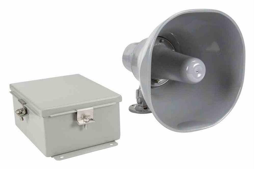 Audible Horn - Industrial Siren - 350' Maximum Audible Distance - 8 Selectable Tones - NEMA 4X