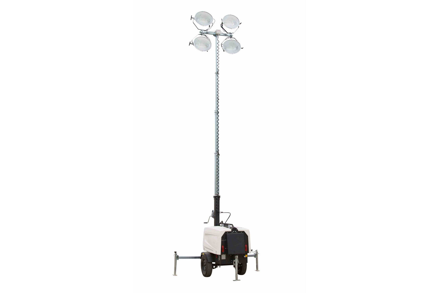 Larson 7500W Generator - Water Cooled Diesel Engine - 25' Telescoping Tower - (4) MH Lamps - Timed Controls
