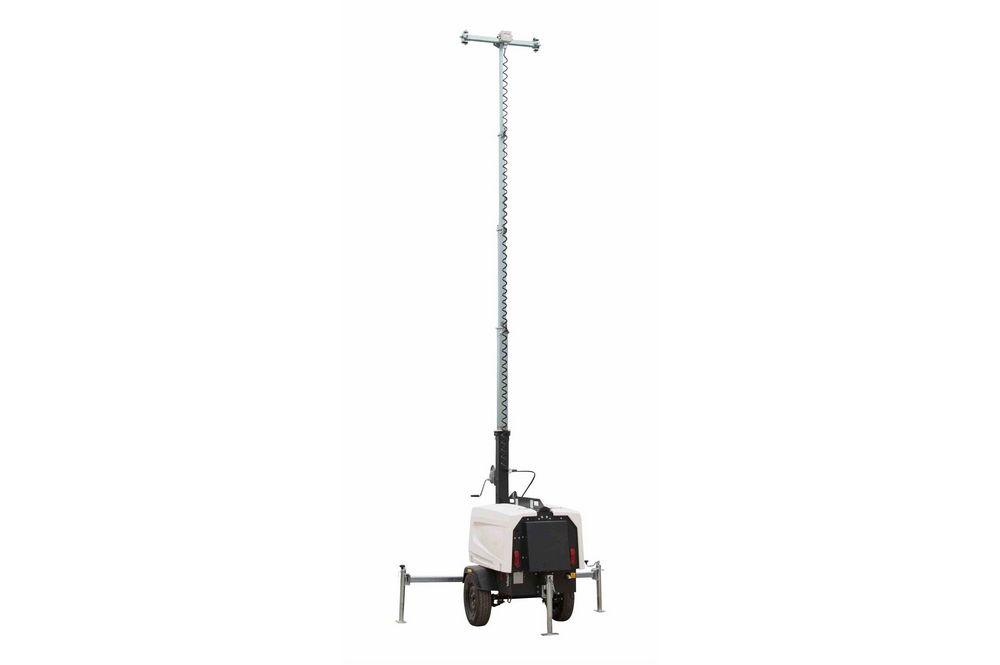 25' Telescoping Tower - 7.5 kW Generator - Water Cooled Diesel Engine - No Lamps