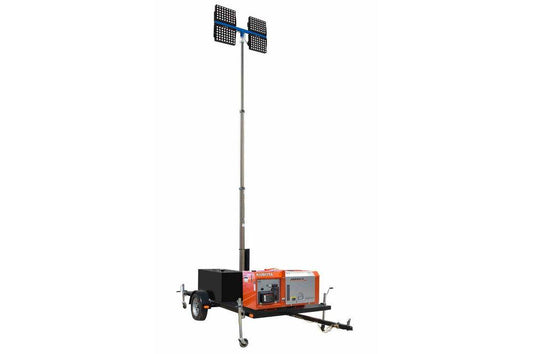 1920 Watt High Output LED Light Plant - 7KW Kubota Genset - Pneumatic Mast - 150 Gallon Fuel Tank