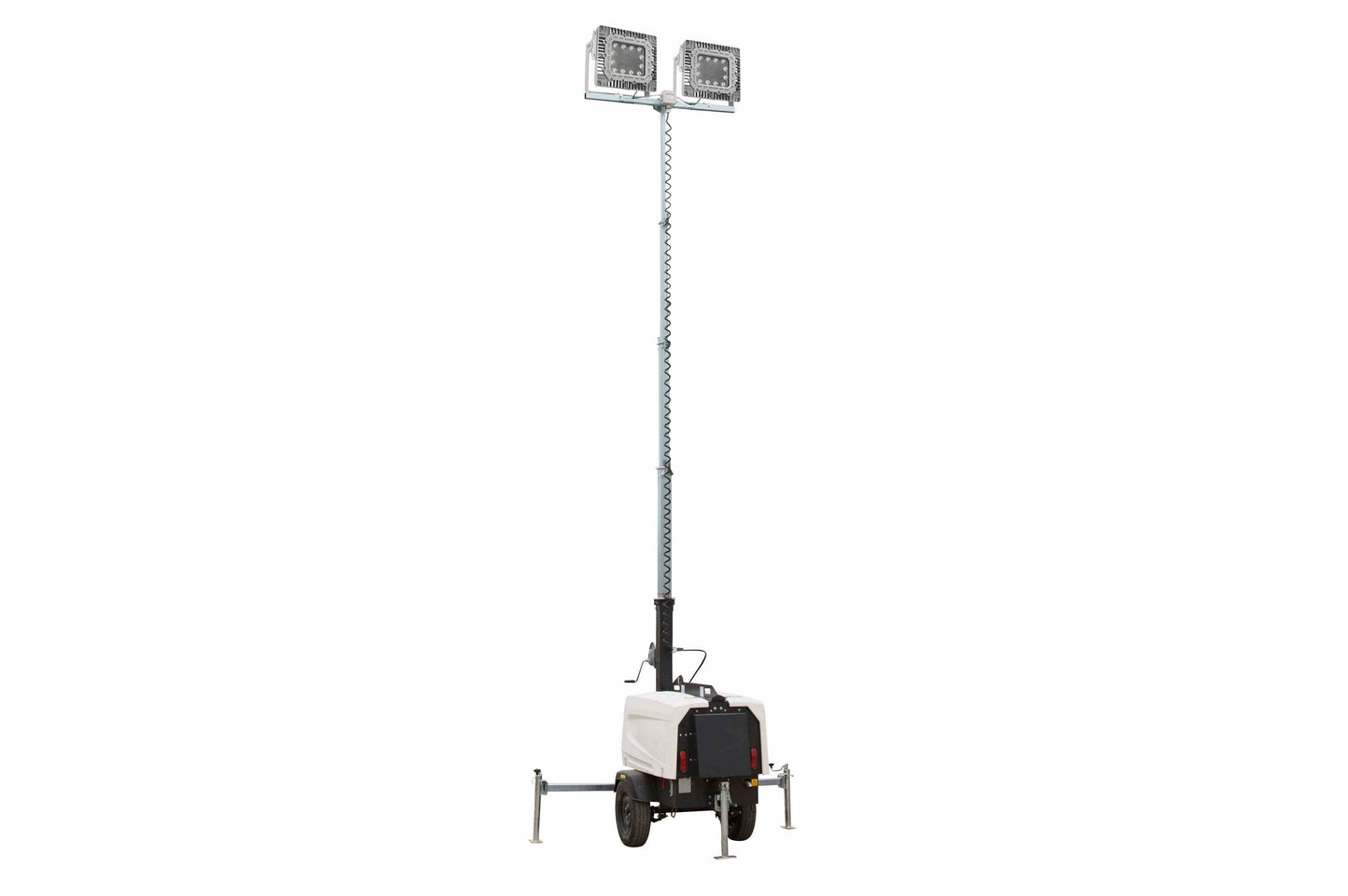 Larson 25' Explosion Proof Telescoping Tower - C1D2 - 6kW Generator, Spark Arrestor - (2) 150W LED Lamps