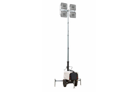 Larson 25' Explosion Proof Telescoping Tower - C1D2 - 6kW Generator, Spark Arrestor - (4) 150W LED Lamps