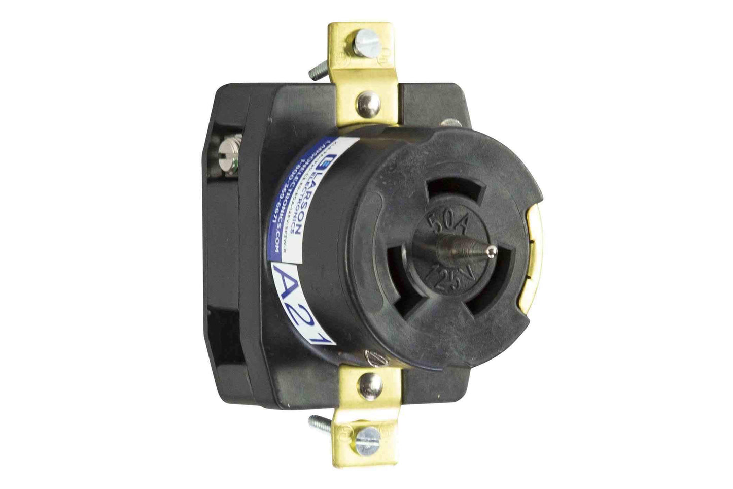 Larson California Standard CS6370, Twist-Lock 50-Amp Female Receptacle, 125V 1PH 2P3W, IP20