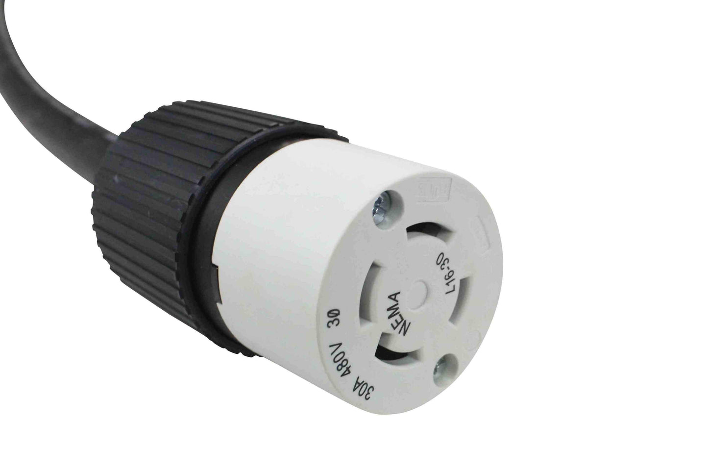 Larson NEMA L16-20 Twist Lock Connector - IP20 - 20 Amp - 480V - 3P4W - 3 12/4 SOOW