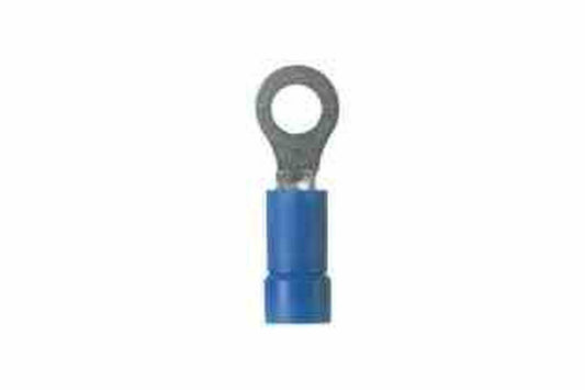 Larson 100 Pack - #10 Stud 16-14 AWG Blue Ring Terminal Connectors