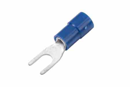 Larson 100 Pack - #10 16-14 AWG Blue Spade Terminal Connectors