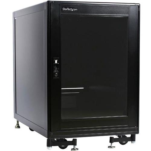 Startech Directship StarTech.com 15U 19in Black Server Rack Cabinet with Fans - 19 15U Internal