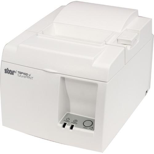 Star Micronics futurePRNT TSP143IIIBI WT US Desktop Direct Thermal Printer - Monochrome - Receipt Print - Bluetooth - 2.83" Print Width - 250 mm/s Mono - 203 dpi - 3.15" (80 mm) Label Width
