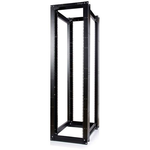 Startech Directship StarTech.com 45U 3300lb High Capacity 4 Post Open Server Equipment Rack - Flat Pack (4POSTRACKHD) - Store your servers, network and telecommunications equipment in this 45U high-capacity open-frame rack - four post rack - 4 post rack