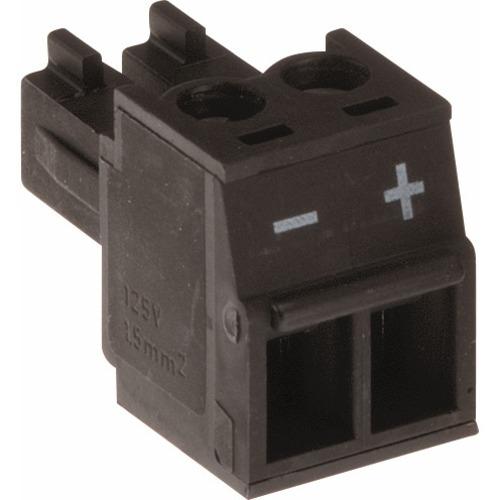 Axis Communications AXIS Connector A 2-pin 3.81 Straight, 10 pcs - 10 Pack - 1 x Terminal Block Male - Black