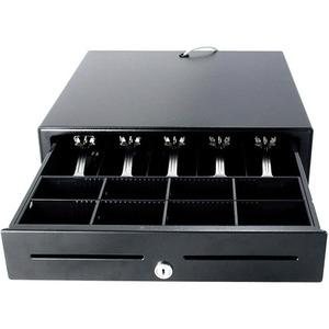 Wasp WCD-5000 Cash Drawer - 5 Bill - 8 Coin - 2 Media Slot - Metal - 4.30" (109.22 mm) Height x 16.20" (411.48 mm) Width x 16.25" (412.75 mm) Depth