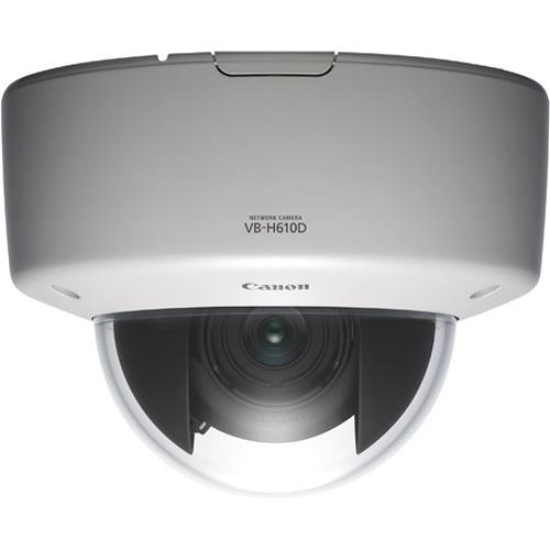 Canon VB-H610D Network Camera - Dome - MJPEG, H.264 - 1920 x 1080 - 3x Optical - CMOS - Fast Ethernet