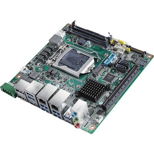 Advantech AIMB-276 Desktop Motherboard - Intel Chipset - Socket H4 LGA-1151 - Mini ITX - 32 GB DDR4 SDRAM Maximum RAM - SoDIMM - 2 x Memory Slots - Gigabit Ethernet - HDMI - DisplayPort - 3 x SATA Interfaces