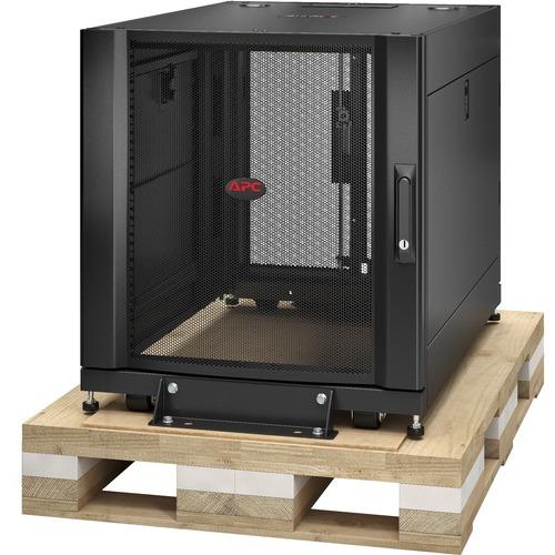 Schneider Electric APC by Schneider Electric NetShelter SX Rack Cabinet - For Server, Storage - 12U Rack Height x 19" (482.60 mm) Rack Width x 29.75" (755.65 mm) Rack Depth - Floor Standing - Black - 1023 kg Dynamic/Rolling Weight Capacity - 1364 kg Stat