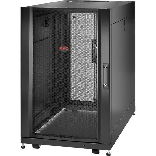 Schneider Electric APC by Schneider Electric NetShelter SX 18U Server Rack Enclosure 600mm x 1070mm w/ Sides Black - For Server, Storage - 18U Rack Height x 19" (482.60 mm) Rack Width x 36.25" (920.75 mm) Rack Depth - Floor Standing - Black - 1023 kg Dyn