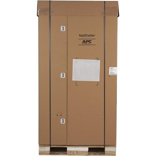 Schneider Electric APC by Schneider Electric NetShelter SX AR3300SP Shock Packaging - For Server - 42U Rack Height x 19" (482.60 mm) Rack Width x 41.26" (1048 mm) Rack Depth - Black - 1022.73 kg Dynamic/Rolling Weight Capacity - 1363.64 kg Static/Station