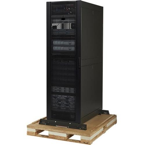 Schneider Electric APC by Schneider Electric NetShelter SX AR3305SP Rack Cabinet - For Server - 45U Rack Height x 19" (482.60 mm) Rack Width x 41.26" (1048 mm) Rack Depth - Black - Steel - 1365.31 kg Maximum Weight Capacity - 1020.58 kg Dynamic/Rolling W