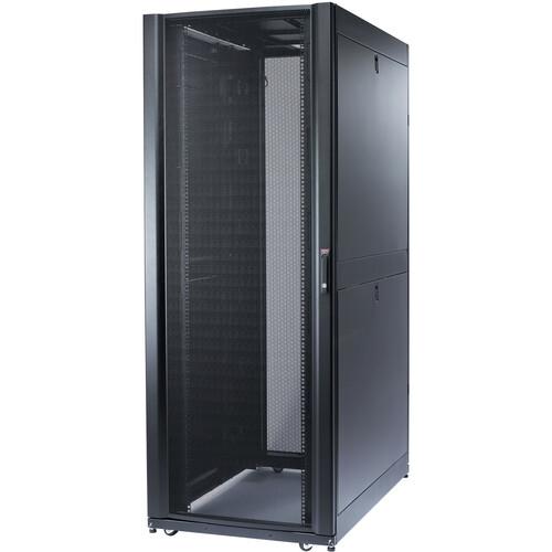 Schneider Electric NetShelter SX 42U 750mm Wide x 1200mm Deep Enclosure - For Blade Server, Converged Infrastructure - 42U Rack Height x 19" (482.60 mm) Rack Width - Floor Standing - Black - 1022.73 kg Dynamic/Rolling Weight Capacity - 1363.64 kg Static/