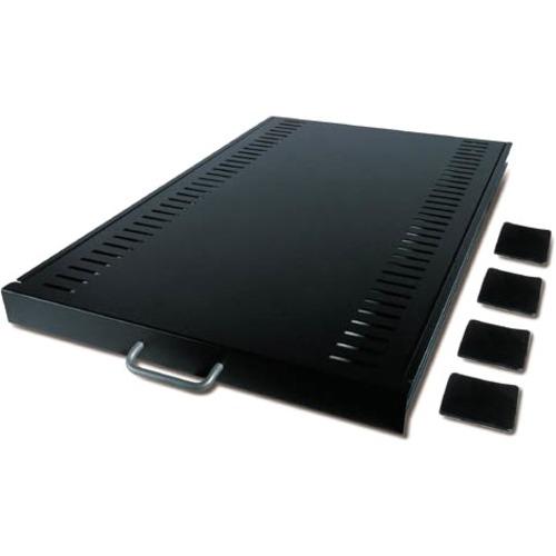 Schneider Electric Rack Shelf - 1U Rack Height - Rack-mountable - Black