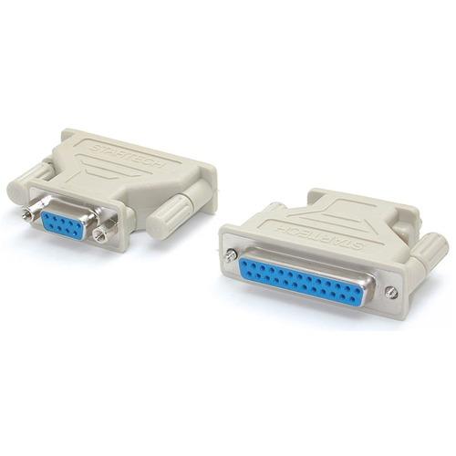 StarTech.com StarTech.com DB9 to DB25 Serial Cable Adapter - F/F - 1 x DB-9 Female - 1 x DB-25 Female