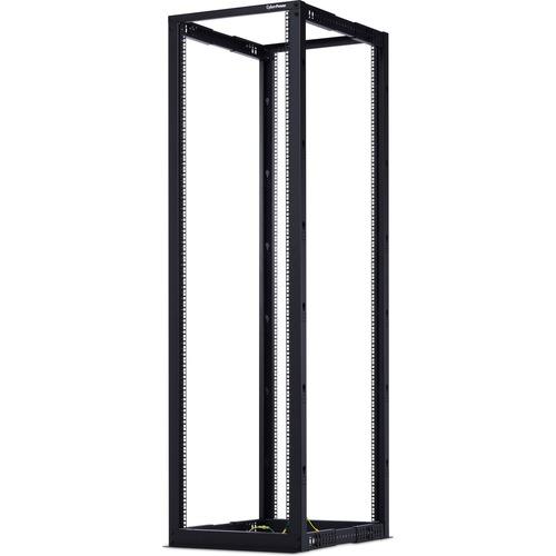 Cyber Power CyberPower 4-post Open Frame 19" Rack - 45U Rack Height x 19" (482.60 mm) Rack Width x 40" (1016 mm) Rack Depth - Floor Standing - Black - 798.32 kg Static/Stationary Weight Capacity
