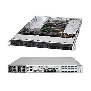 Super Micro Supermicro SuperChassis SC119TQ-R700UB Rackmount Enclosure - Rack-mountable - Black - 1U - 9 x Bay - 5 x Fan(s) Installed - 2 x 750 W - 1 x External 5.25" Bay - 8 x External 2.5" Bay - 3x Slot(s)