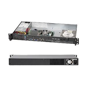 Super Micro Supermicro SuperChassis 503L-200B Rackmount Enclosure - Rack-mountable - Black - 1U - 1 x Bay - 1 x 200 W - Micro ATX Motherboard Supported - 1 x Internal 3.5" Bay - 1x Slot(s) - 2 x USB(s)