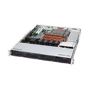 Super Micro Supermicro SuperChassis SC815TQ-720CB Rackmount Enclosure - Rack-mountable - Black - 1U - 5 x Bay - 4 x Fan(s) Installed - 1 x 720 W - EATX Motherboard Supported - 1 x External 5.25" Bay - 4 x External 3.5" Bay - 1x Slot(s)