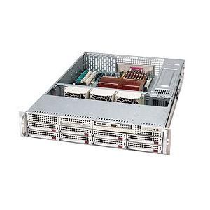 Super Micro Supermicro 825TQ-R700LPB Chassis - Rack-mountable - Black