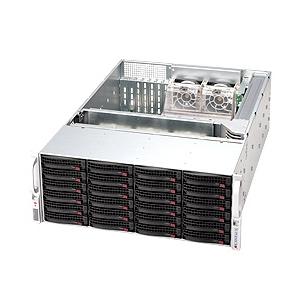 Super Micro Supermicro SuperChassis SC846E1-R1200B Rackmount Enclosure - Rack-mountable - Black - 4U - 24 x Bay - 5 x Fan(s) Installed - 2 x 1.20 kW - ATX, EATX Motherboard Supported - 24 x External 3.5" Bay - 7x Slot(s)