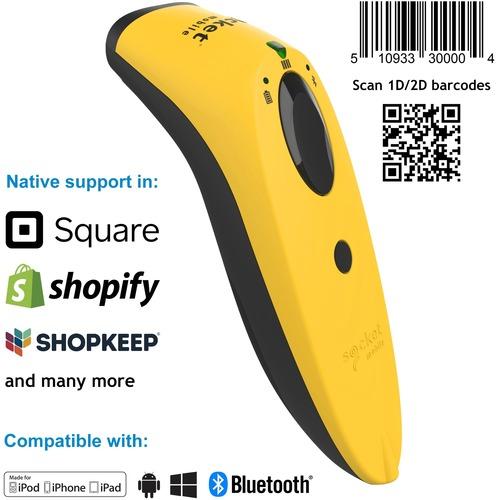 Socket Communication SocketScan® S740, 1D/2D Imager Barcode Scanner, Yellow - S740, 1D/2D Imager Barcode Scanner, Yellow