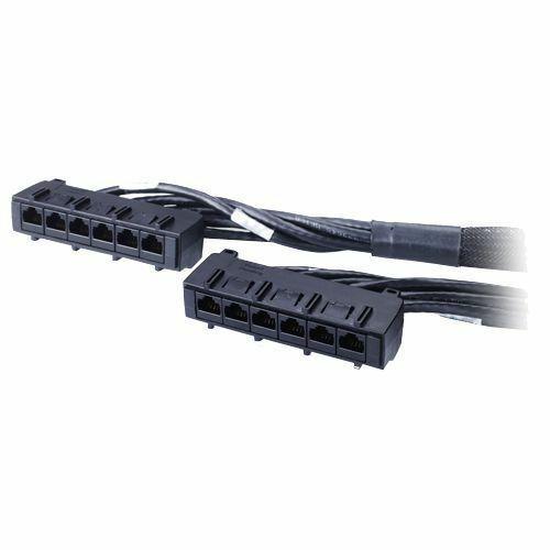 Schneider Electric APC Cat.6 UTP CMR Data Distribution Cable - RJ-45 Female - RJ-45 Female - 7.62m - Black