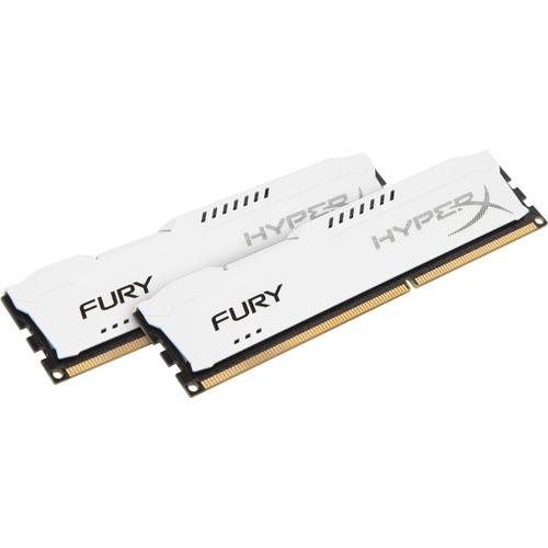 Kingston HyperX Fury 16GB (2 x 8GB) DDR3 SDRAM Memory Kit - For Desktop PC - 16 GB (2 x 8GB) - DDR3-1866/PC3-15000 DDR3 SDRAM - 1866 MHz - CL10 - 1.50 V - Non-ECC - Unbuffered - 240-pin - DIMM
