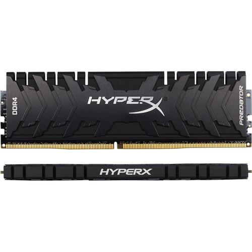 Kingston HyperX Predator 64GB (2 x 32GB) DDR4 SDRAM Memory Kit - For Desktop PC, Workstation - 64 GB (2 x 32GB) - DDR4-2666/PC4-21333 DDR4 SDRAM - 2666 MHz - CL15 - 1.35 V - Non-ECC - Unbuffered - 288-pin - DIMM - Lifetime Warranty