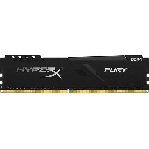 Kingston HyperX Fury 16GB DDR4 SDRAM Memory Module - For Desktop PC, Server - 16 GB (1 x 16GB) - DDR4-2666/PC4-21300 DDR4 SDRAM - 2666 MHz - CL16 - 1.20 V - Non-ECC - Unbuffered - 288-pin - DIMM - Lifetime Warranty