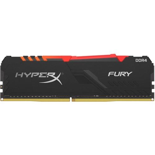 Kingston HyperX FURY 16GB DDR4 SDRAM Memory Module - For Desktop PC - 16 GB - DDR4-3000/PC4-24000 DDR4 SDRAM - 3000 MHz - CL16 - 1.35 V - Unbuffered - 288-pin - DIMM