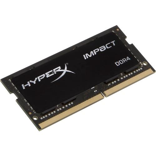 Kingston HyperX Impact 16GB DDR4 SDRAM Memory Module - 16 GB - DDR4-3200/PC4-25600 DDR4 SDRAM - 3200 MHz - CL20 - 1.20 V - Unbuffered - 260-pin - SoDIMM - Lifetime Warranty