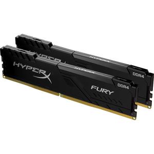Kingston HyperX Fury 32GB (2 x 16GB) DDR4 SDRAM Memory Kit - For Desktop PC - 32 GB (2 x 16GB) - DDR4-3466/PC4-27700 DDR4 SDRAM - 3466 MHz - CL17 - 1.35 V - Non-ECC - Unbuffered, Unregistered - 288-pin - DIMM - Lifetime Warranty