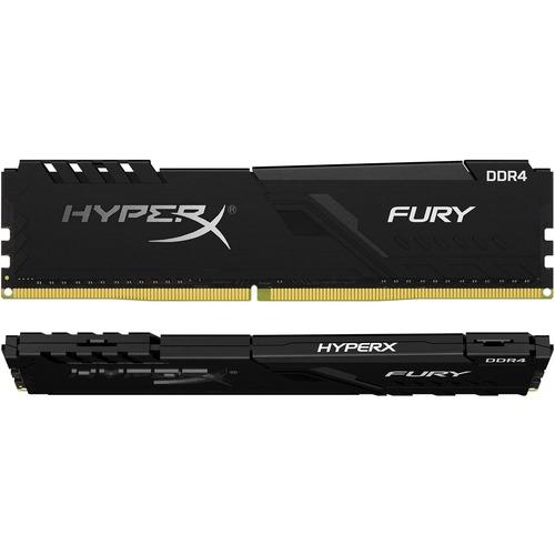Kingston HyperX FURY 16GB (2 x 8GB) DDR4 SDRAM Memory Kit - For Desktop PC - 16 GB (2 x 8GB) - DDR4-3600/PC4-28800 DDR4 SDRAM - 3600 MHz - CL17 - 1.35 V - Non-ECC - Unbuffered - 288-pin - DIMM - Lifetime Warranty